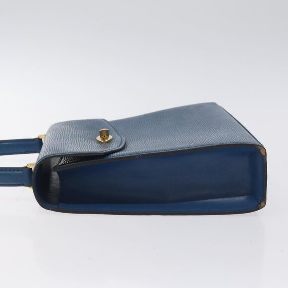 LOUIS VUITTON Epi Malesherbes Hand Bag Blue - Picture 11 of 16
